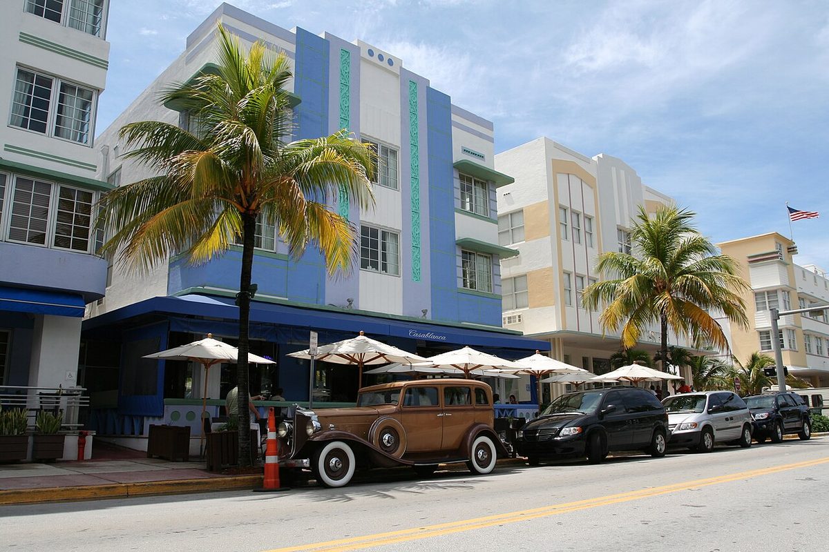 Art-déco-Viertel und Ocean Drive