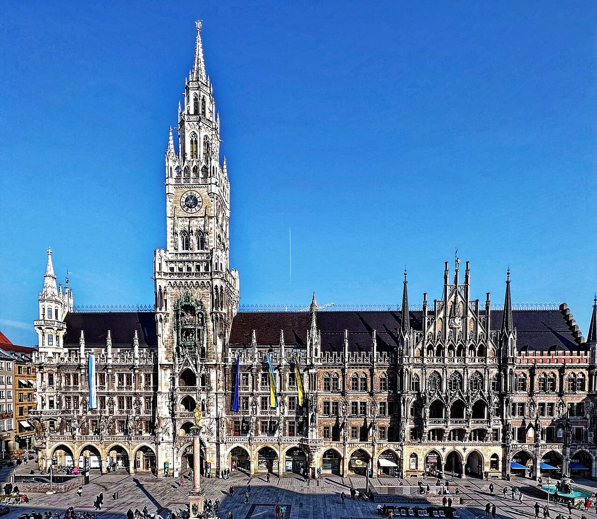 Marienplatz und Neues Rathaus