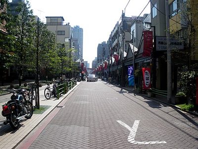 Monja-Straße in Tsukishima