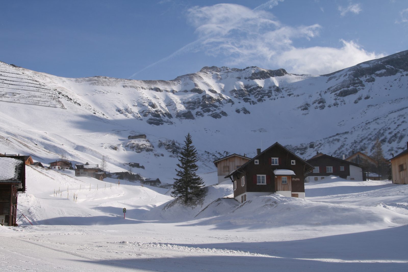 Talkessel von Malbun im Winter