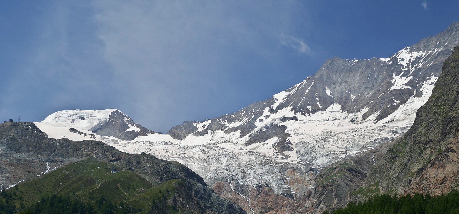 Fee Glacier above Saas-Fee