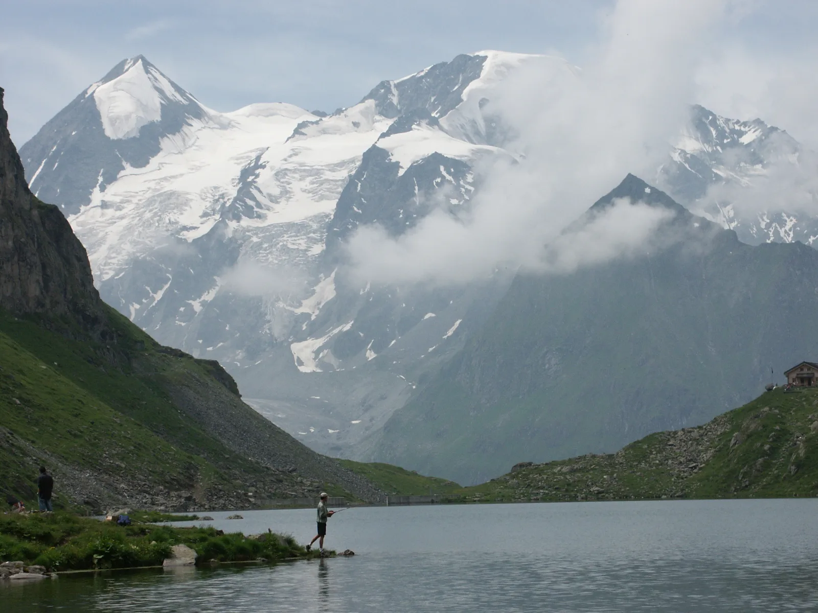 Lac de Louvie and the Combin massif