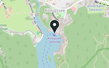 Karte: Seelände Königssee (Schiffsanlegestelle)