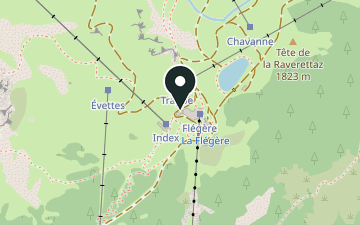 Karte: L'Adret / Refuge de la Flégère