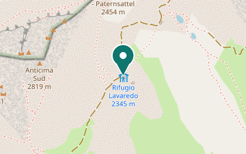 Karte: Lavaredohütte