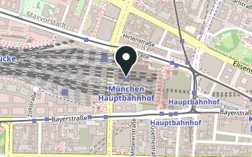 Karte: München Hauptbahnhof