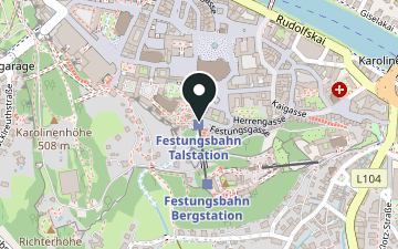 Karte: FestungsBahn