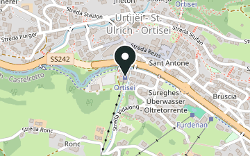 Karte: Seilbahn St. Ulrich – Seiser Alm