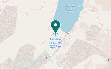 Karte: Cabane de Louvie