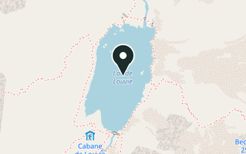 Karte: Lac de Louvie