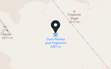 Karte: Dom Planika pod Triglavom