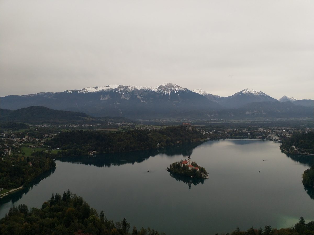 Bleder See und Bleder Insel von der Mala Osojnica