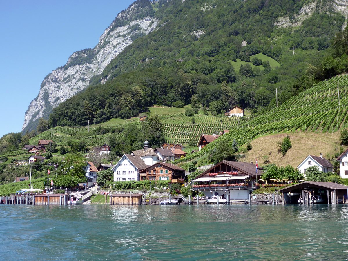 Quinten vom Walensee aus