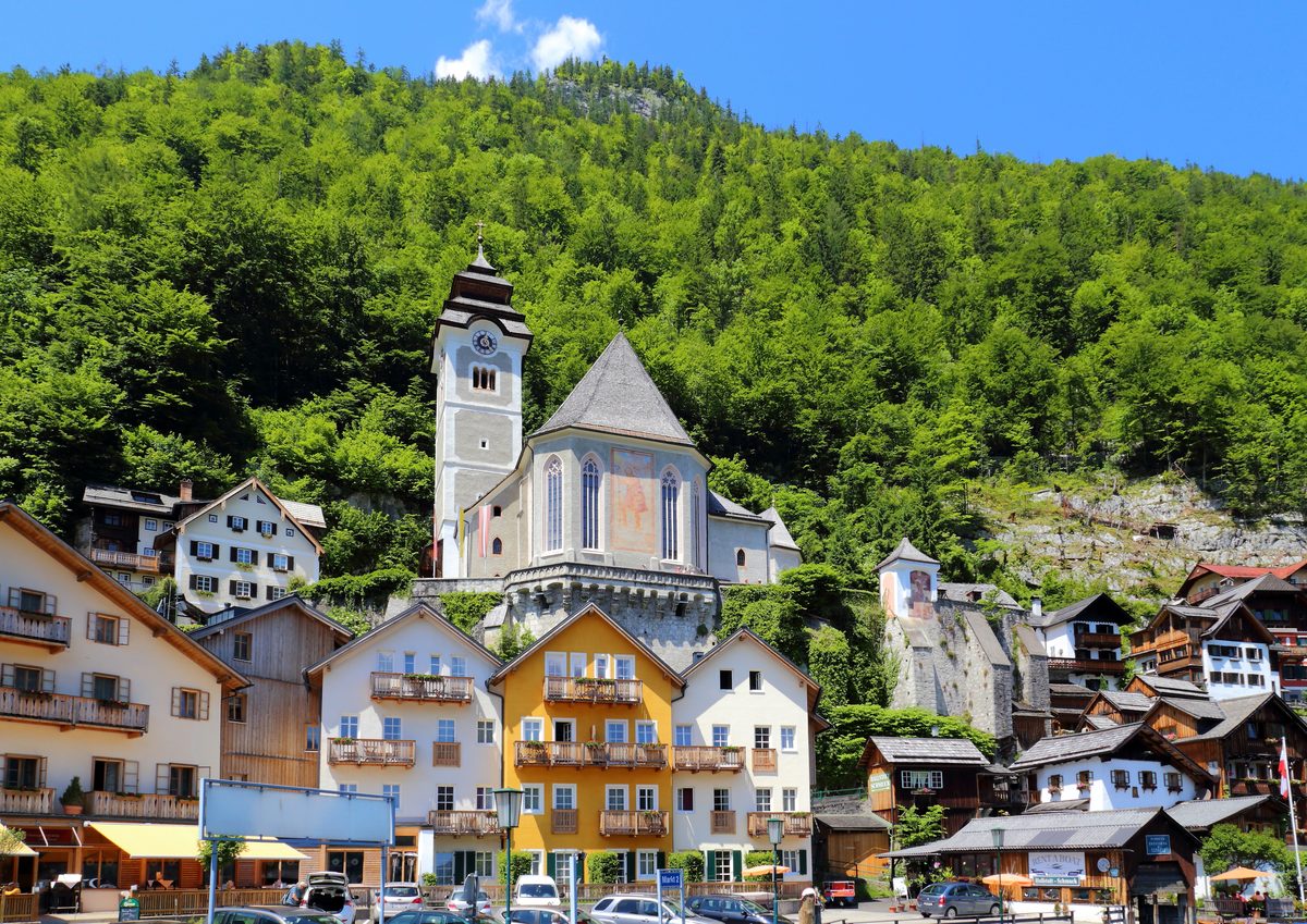 Hallstatt von der Anlegestelle am Markt