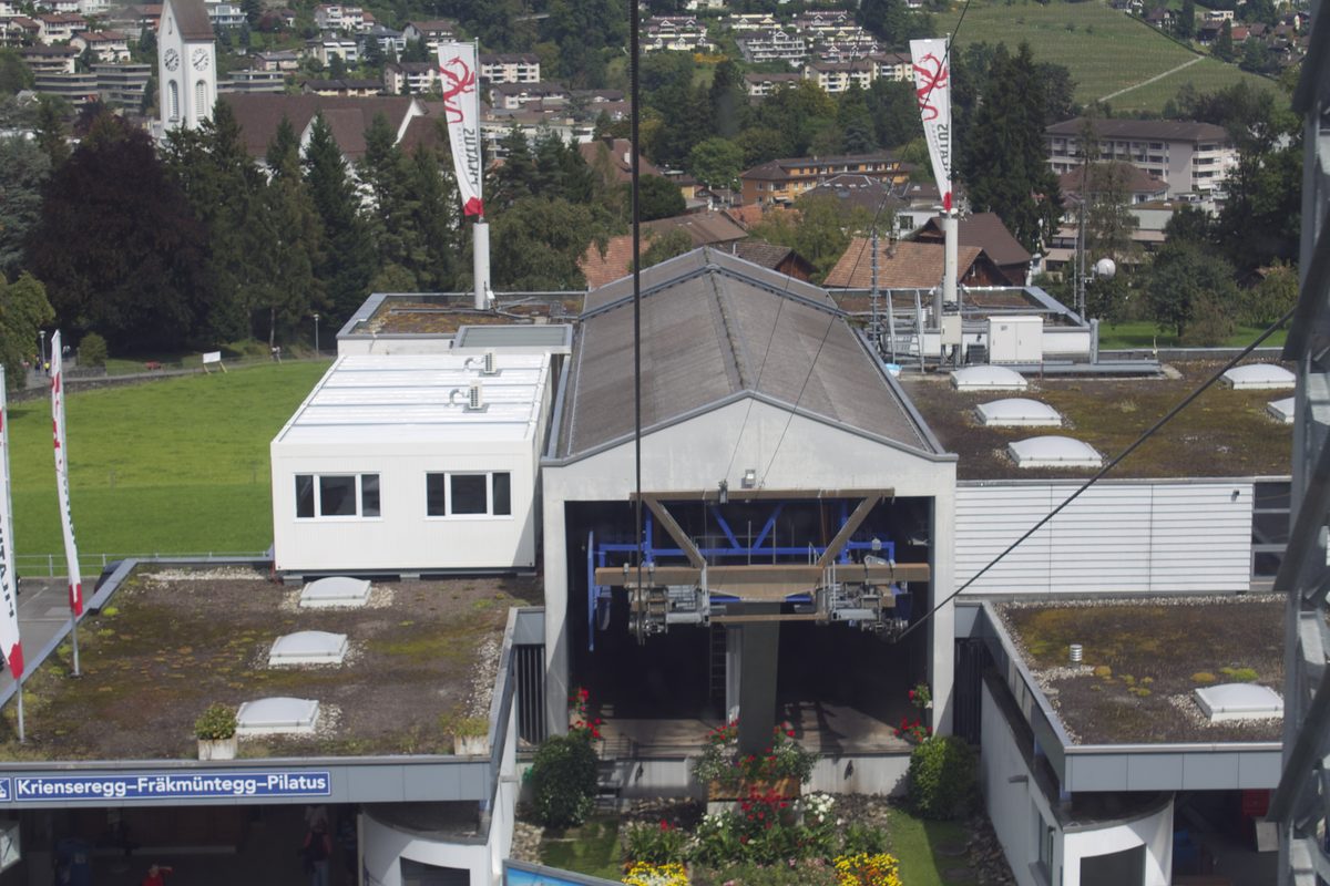Talstation der Gondelbahn in Kriens