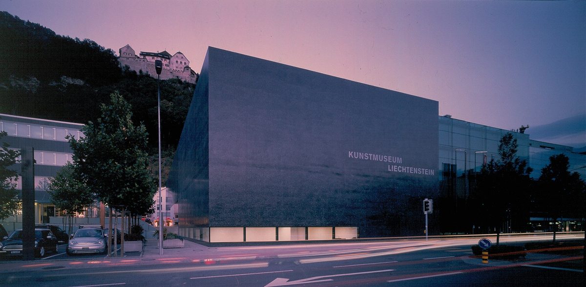 Kunstmuseum Liechtenstein in der Dämmerung